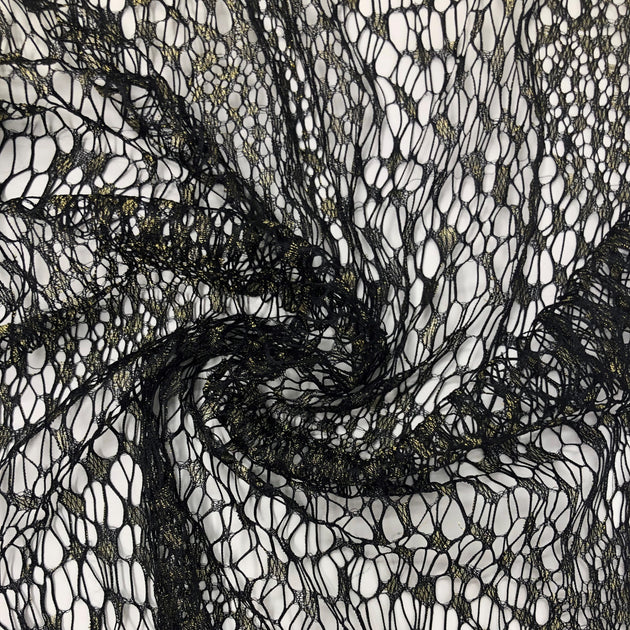 FISHNET MESH & LACE – Elotex Fabric