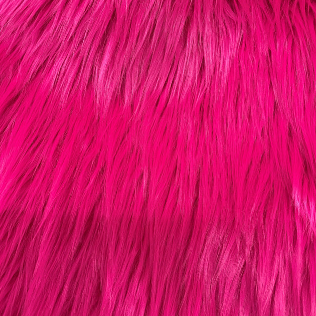 Pink Faux Fur Fox Tissavel, Fuchsia Fur as Real, Hot Pink Long Pile, Pink  Fox, Pink Fur Fabric, Luxury Crimson Faux Fur Full Metre100x150 