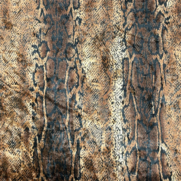 Snakeskin Printed Velvet