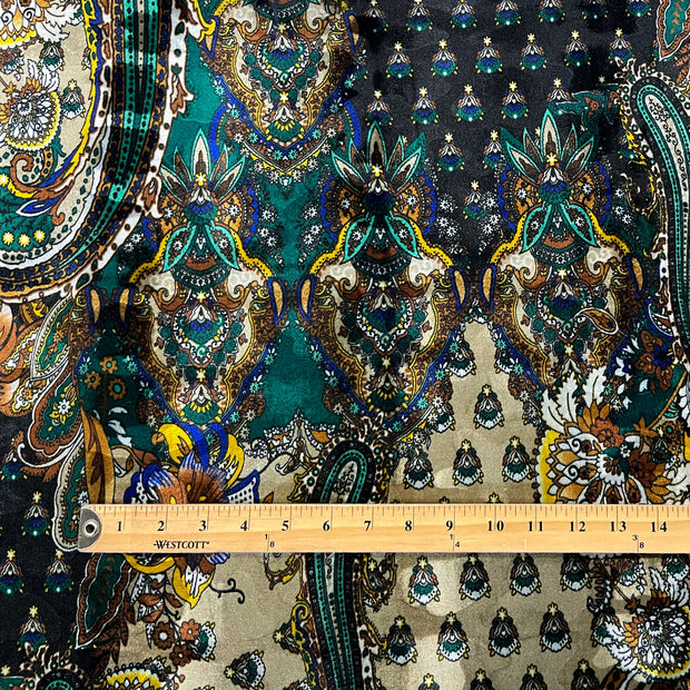 TXV New Paisley Printed Velvet