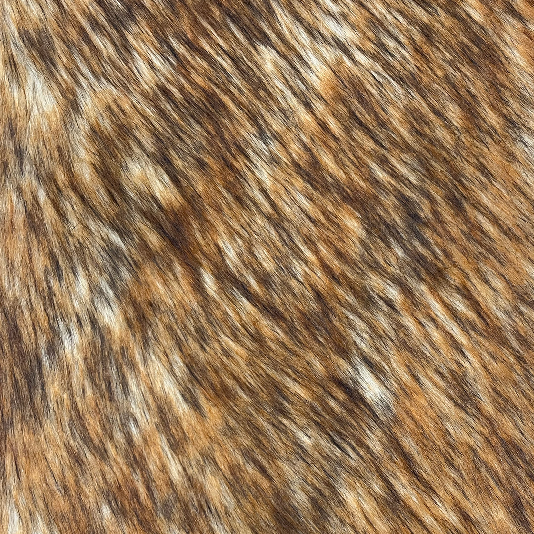 値下げ！新品未使用タグ付きHERENCIA ファー素材 ニットベスト サイズF Brown Wolf Long Pile Faux Fur- Sold by the yard – Elotex Fabric