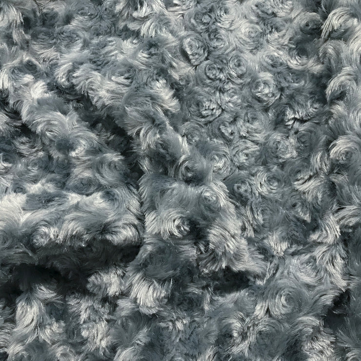 Grey Soft Lustrous Rosebud Fur