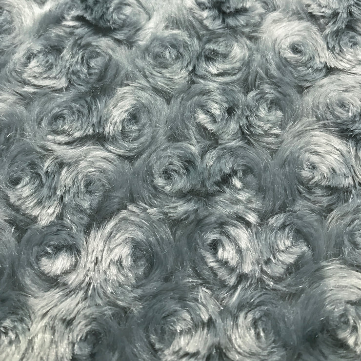 Grey Soft Lustrous Rosebud Fur