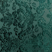 New Wallpaper Hunter Green Burnout Velvet