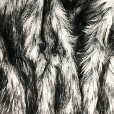 White Solid Faux Fur Fabric by the Yard - J S International Textile