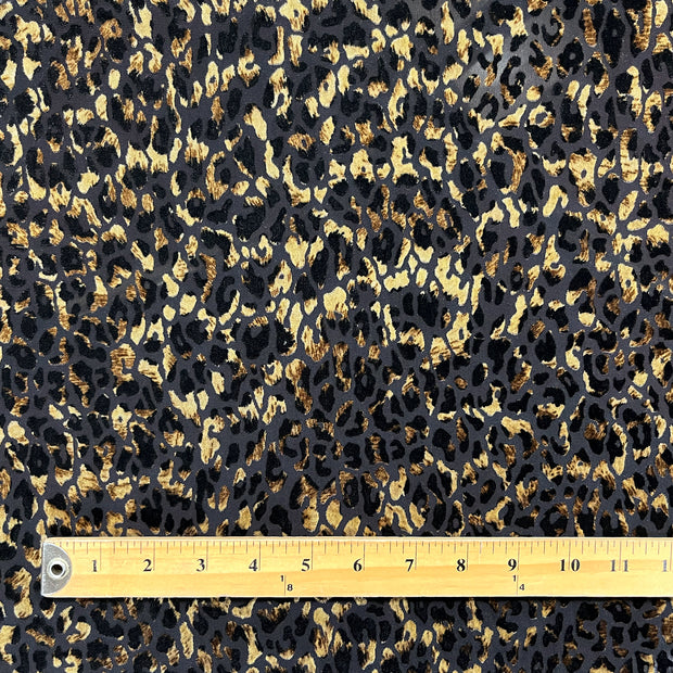 Leopard Haze Burnout Velvet