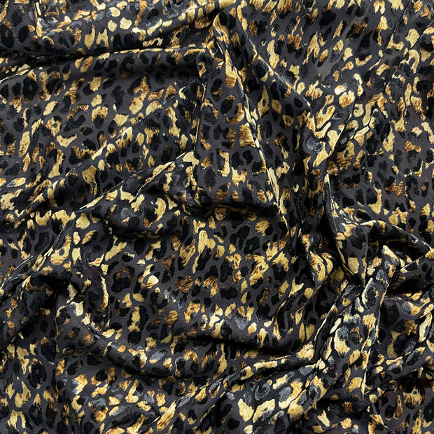Leopard Haze Burnout Velvet