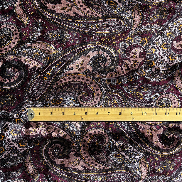 NEW 2021 Paisley Printed Velvet