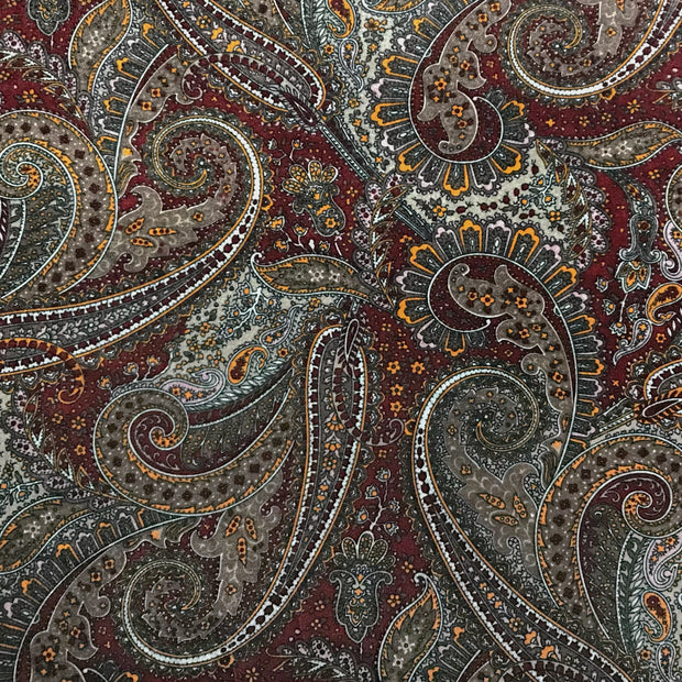 NEW 2021 Paisley Printed Velvet