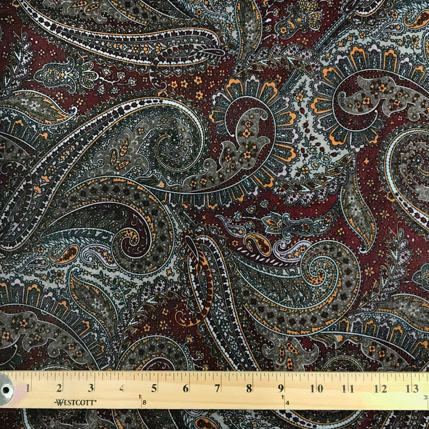 NEW 2021 Paisley Printed Velvet