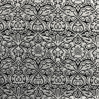 Silver Blush Temple Burnout Velvet