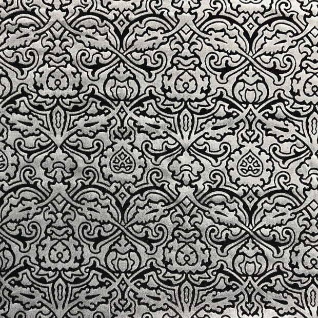 Silver Blush Temple Burnout Velvet