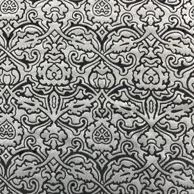 Silver Blush Temple Burnout Velvet
