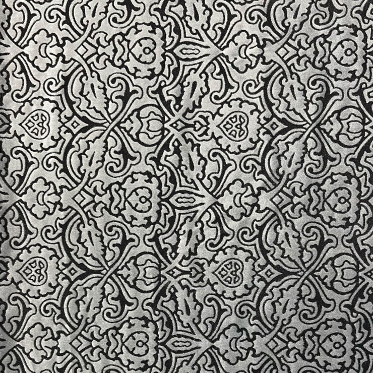 Silver Blush Temple Burnout Velvet