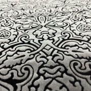 Silver Blush Temple Burnout Velvet