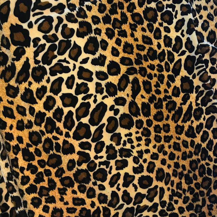 HW Leopard Print Stretch Velvet