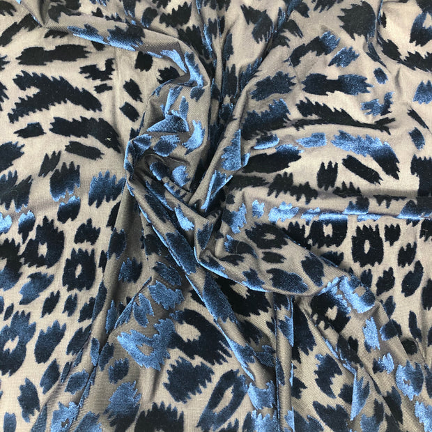 Leopard Burnout Velvet