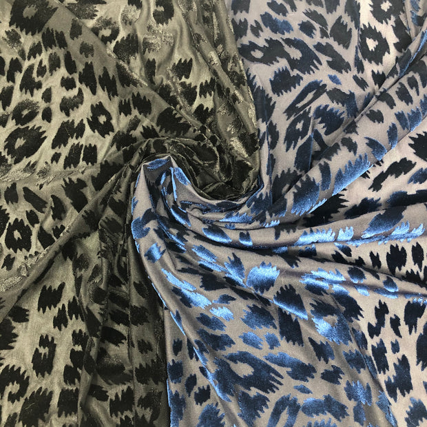 Leopard Burnout Velvet