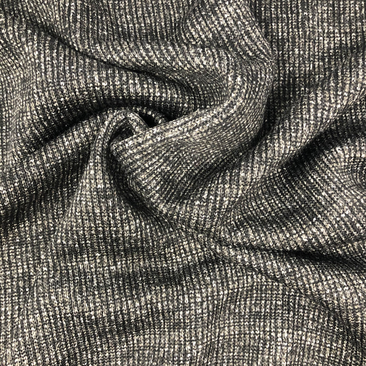 Chunky Fleece Back Sweater Knit