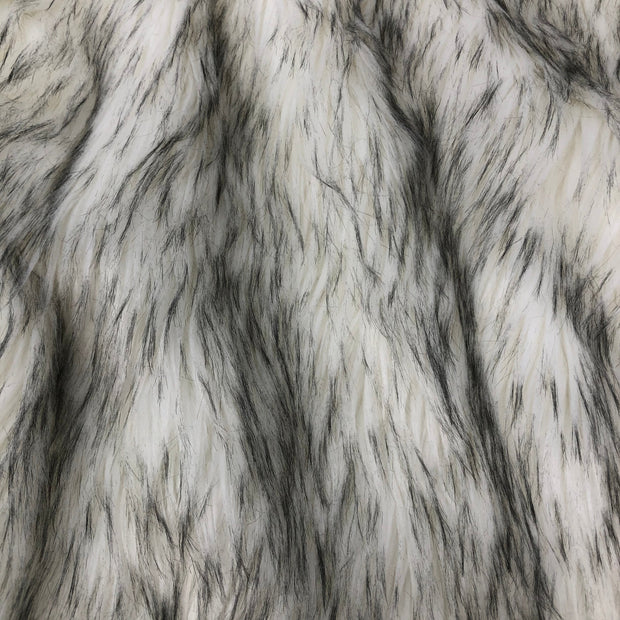 White Tipped Faux Fur