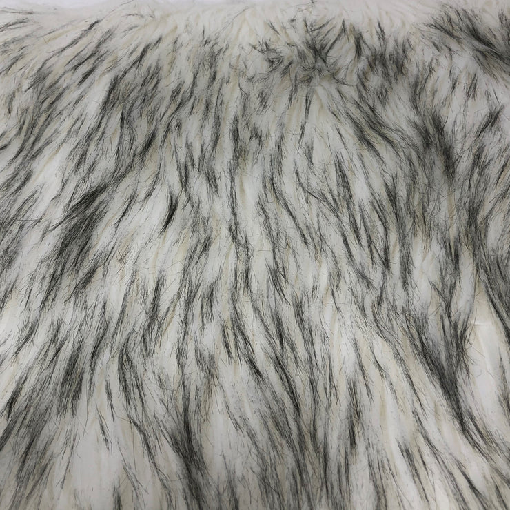 White Tipped Faux Fur- Sold by the Yard – Elotex Fabric