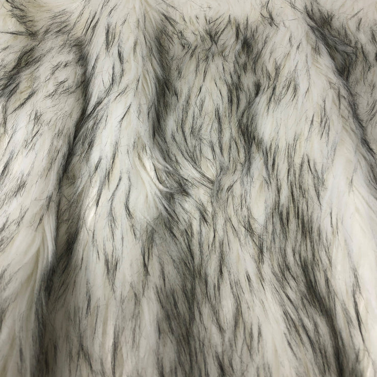 White Tipped Faux Fur