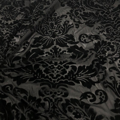 New Wallpaper Black Burnout Velvet