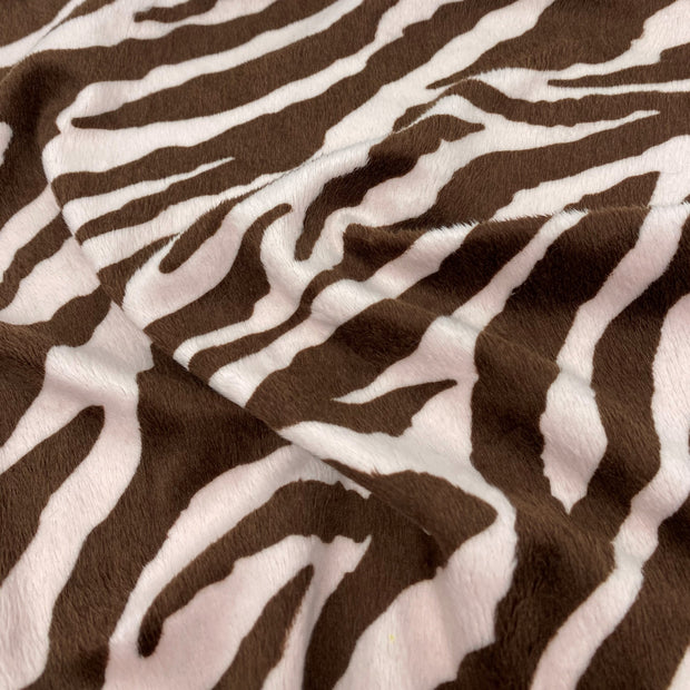 Zebra Print Soft Minky