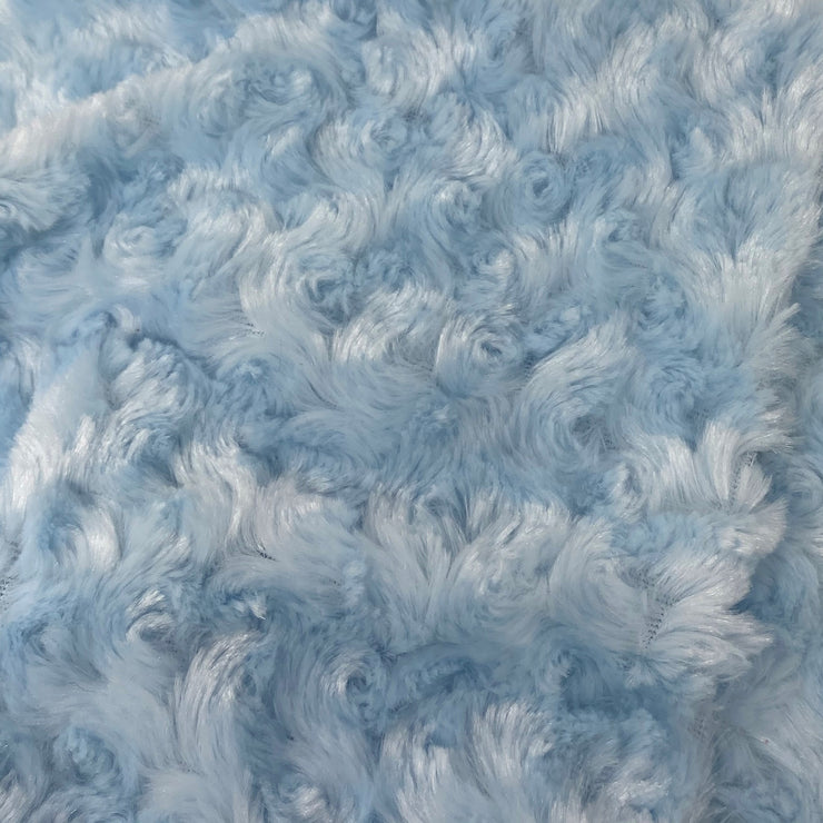 Sky Blue Soft Lustrous Rosebud Fur