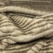 Soft Ombre Striped Faux Fur