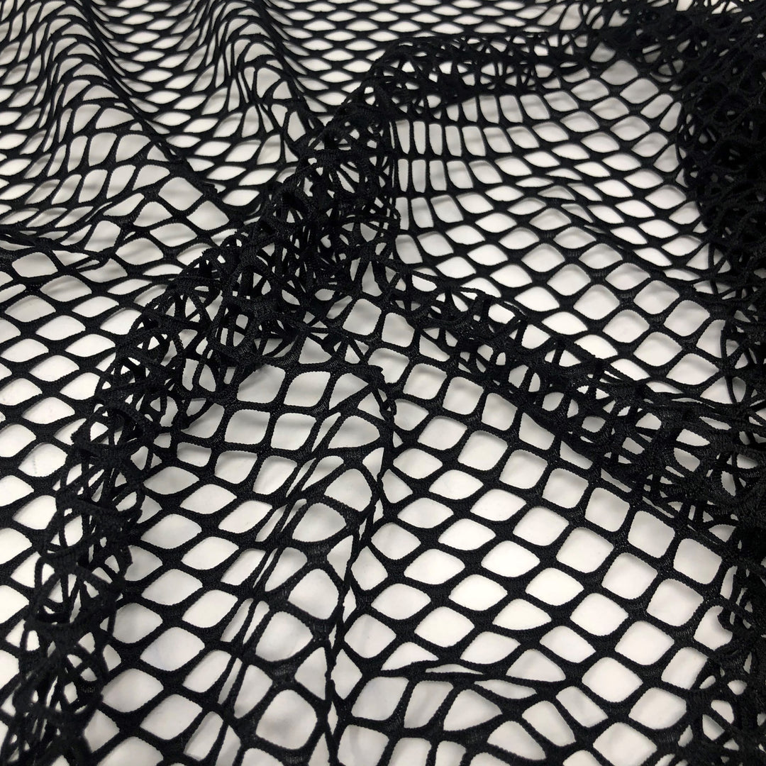 black fish net Large Fishnet Mesh – Elotex Fabric