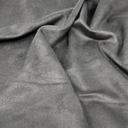 Grey Spandex Double-Sided Suede