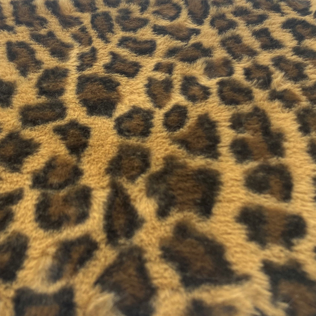 Persian Leopard Print Faux Fur- Sold by the Yard – Elotex Fabric