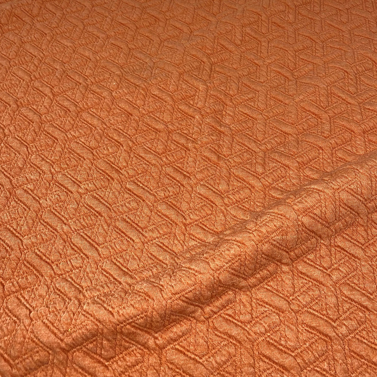 Geometric Embossed Jacquard Sweaterknit