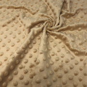 Taupe Soft Minky Bubble Solid