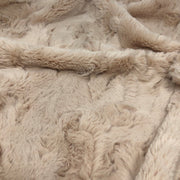 Camel Soft Rabbit Faux Fur
