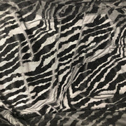 Zebra Burnout Velvet