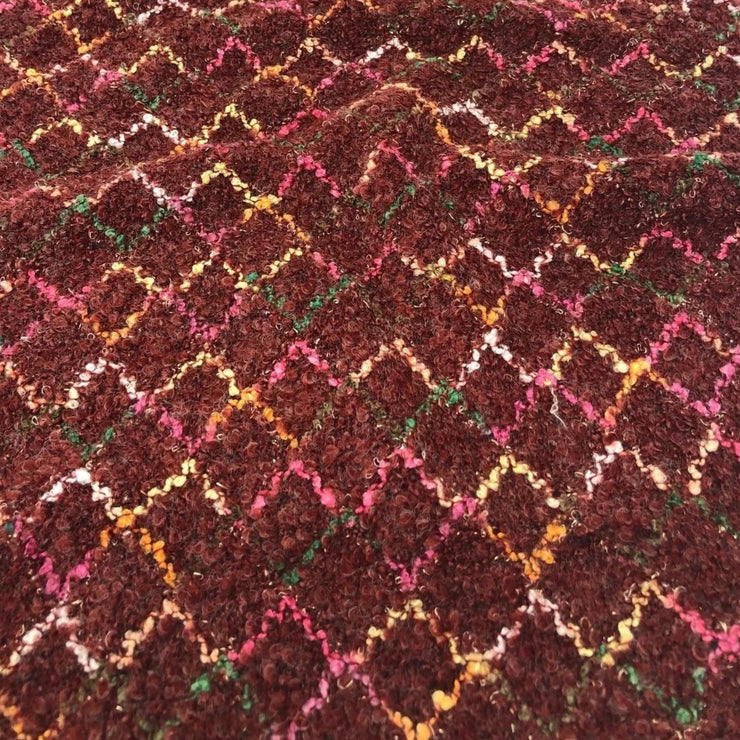 Diamond Plaid Multi Color Sweaterknit
