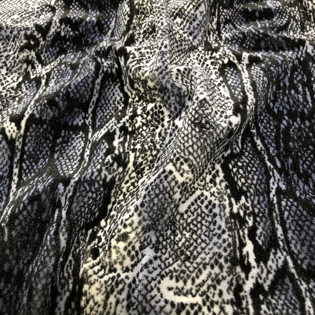 Snakeskin Printed Velvet