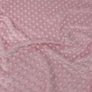 Light Pink Soft Minky Bubble Solid