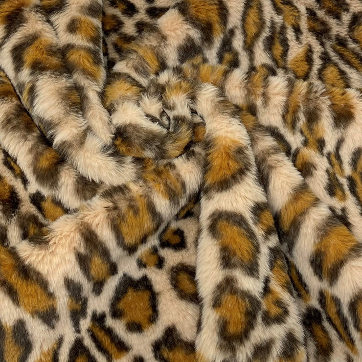 Persian Leopard Print Faux Fur