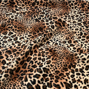 African Cheetah Print Stretch Velvet- by Elotex International Fabric ...