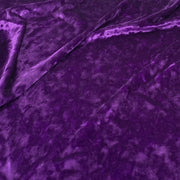 Purple Crushed Stretch Velvet Solid