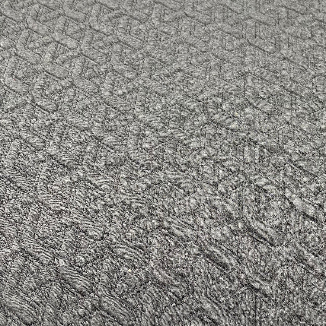 Geometric Embossed Jacquard Sweaterknit – Elotex Fabric