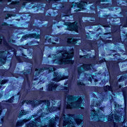 Square Printed HWN Burnout Velvet