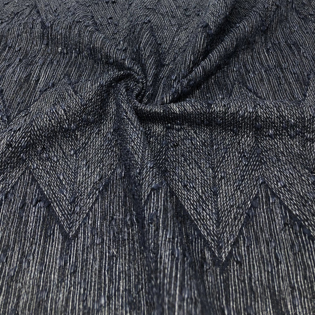 Chevron Boucle Chenille Sequin Sweater Knit