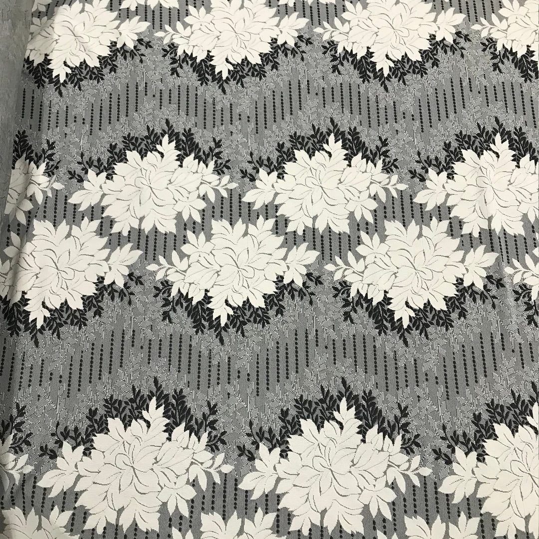 いラインアップ double-knit-jacquard-flower- トップス