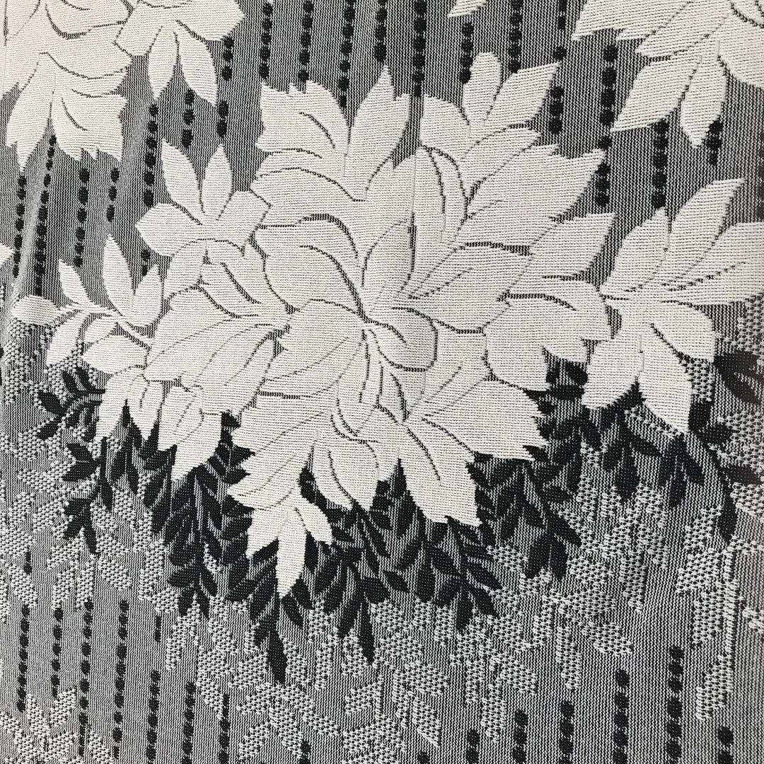 Double Knit Jacquard Flower Print - Sold by the Yard