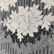 Double Knit Jacquard Flower Print