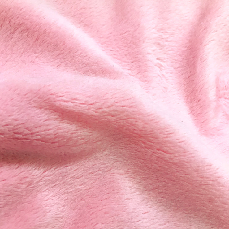 Light Pink Soft Minky Solid